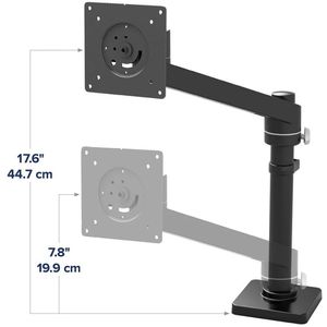 Produktbild für Monitorhalterung Ergotron NX, schwarz, VESA 75x75 &amp; 100x100 mm