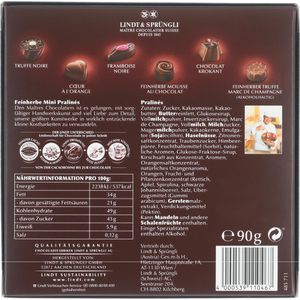 Produktbild für Pralinen Lindt Mini Pralinen Feinherb, 18 Stück