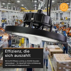 Produktbild für LED-Hallenstrahler Enovalite ELED500160, 100 Watt