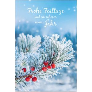 Produktbild für Weihnachtskarte Böttcher-AG Winterlandschaft