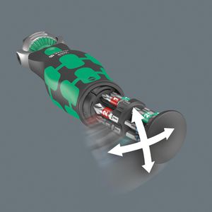 Produktbild für Umschaltknarre Wera 8009 Zyklop Pocket Set 1