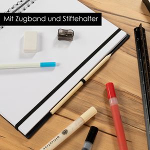 Produktbild für Skizzenbuch OfficeTree A4 hoch