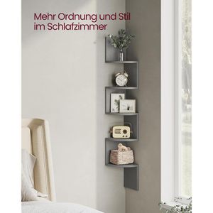 Produktbild für Wandregal Vasagle LBC072G49, grau