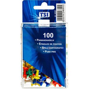 Produktbild für Pinnadeln TSI 48351, Kopf aus Kunststoff