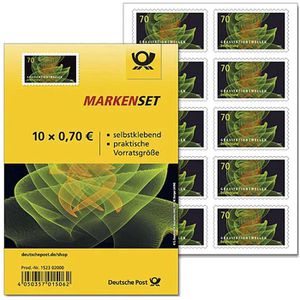Briefmarken DeutschePost Markenset, Postkarte