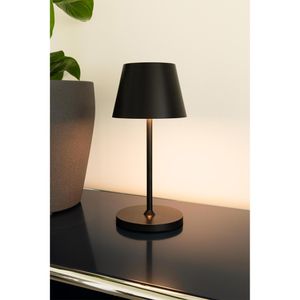 Produktbild für Tischlampe Rolf-Kern Club, schwarz, LED, warmweiß