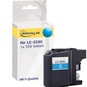 Produktbild für Tinte Böttcher-AG für Brother LC-223C