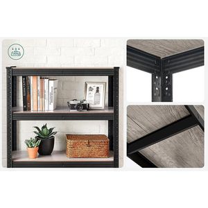 Produktbild für Schwerlastregal Songmics 5 Holzböden