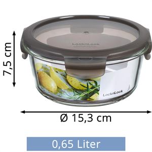 Produktbild für Frischhaltedose LocknLock LLG831G, aus Glas