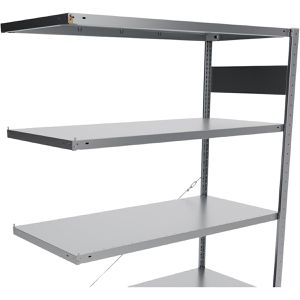 Produktbild für Anbauregal META-Regalbau 9900013285, 5 Metallböden