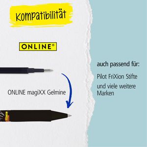 Produktbild für Gelschreiber Online magiXX Fun Girls, 70129, radierbar