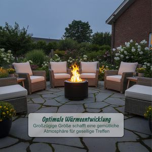 Produktbild für Feuerschale Relaxdays 10053274, aus Edelstahl