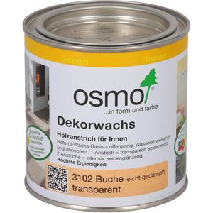 Produktbild für Holzlasur Osmo Dekorwachs transparent, 0,375l