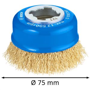 Produktbild für Drahtbürste Bosch 2608620730, Topfbürste Ø 75mm