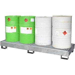 Auffangwanne CEMO SW4e, 7691, aus verzinktem Stahl