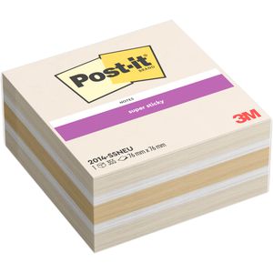 Produktbild für Haftnotizen Post-it Super Sticky Würfel, Neutrality, pastell