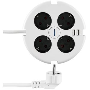 Produktbild für Steckdosenleiste REV-Ritter Powerdisc, 1,4m Kabel