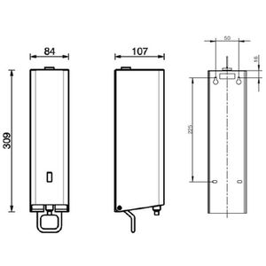 Produktbild für Seifenspender CWS ObjectLine 500, C706203