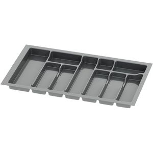 Produktbild für Besteckkasten Sossai Divio, anthrazit, aus Kunststoff