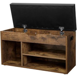 Produktbild für Schuhbank Vasagle LHS30BX, vintage braun, aus Holz