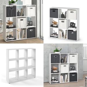 Produktbild für Bücherregal Vicco Nove, weiß