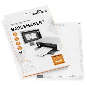 Einsteckschilder Durable 145602 BADGEMAKER