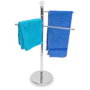Produktbild für Handtuchhalter Relaxdays 10019262, silber
