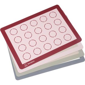 Produktbild für Backmatte Backefix BMMAC Macaronsmatte aus Silikon-Glas-Gewebe