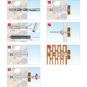 Produktbild für Schrauben-Dübel-Set Tox 094901301, Mini Electro Trika+S