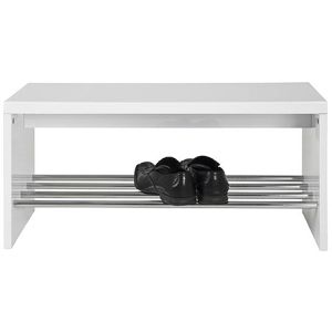 Produktbild für Schuhbank Haku-Möbel 95330, weiß, aus Holz