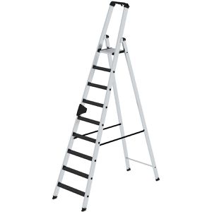 Stehleiter MUNK 41629, nivello-Leiterfüße, mit Plattform