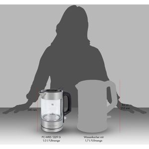 Produktbild für Wasserkocher Proficook PC-WKS 1229 G, transparent