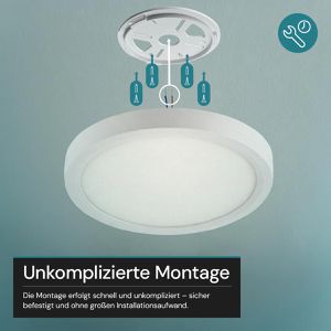 Produktbild für LED-Panel Luxula LX300215, weiß, Ø 30 cm
