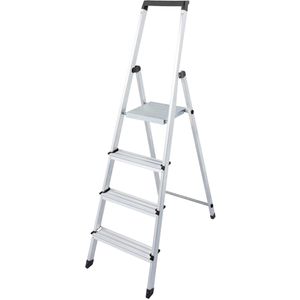 Produktbild für Stehleiter Euroline Nr. 618, 6180004, mit Plattform