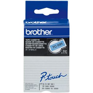 Produktbild für Schriftband Brother TC-591, 9mm