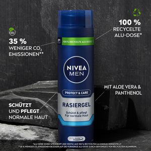 Produktbild für Rasiergel Nivea Men Protect&amp;Care feuchtigkeitsspendend