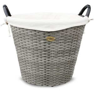 Produktbild für Kaminholzkorb Habau Feuerholzkorb 2724, grau