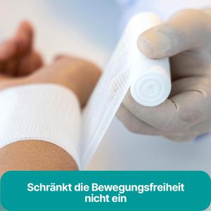 Produktbild für Fixierbinden Medrull Ultra-Crepp, in Folie, elastisch, steril