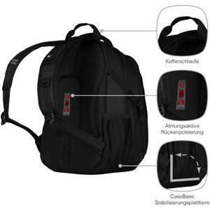 Produktbild für Laptop-Rucksack Wenger Sidebar, 601468, schwarz