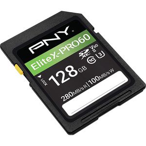 Produktbild für SD-Karte PNY EliteX-PRO60, 128GB