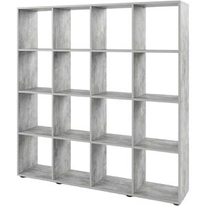 Bücherregal Vicco Karree, grau