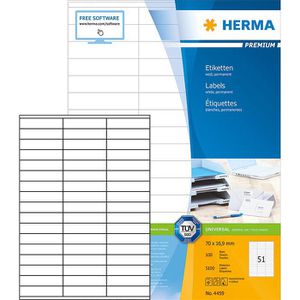 Universaletiketten Herma 4459 Premium, weiß