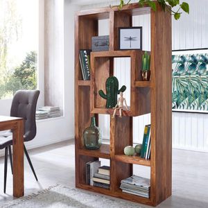 Produktbild für Bücherregal Wohnling Mumbai, WL1.375, sheesham
