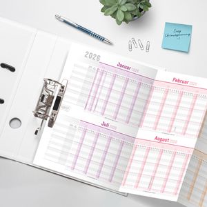 Produktbild für Urlaubsplaner Häfft 10026-0, Rainbow, Jahr 2026