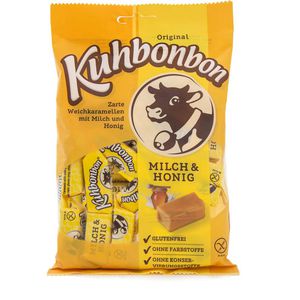 Kuhbonbon Karamellbonbons Milch und Honig, Weichkaramell, 200g
