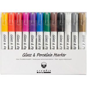 Produktbild für Porzellanstifte Creativ-Company 31334 Glasmalstift