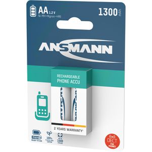 Produktbild für Akku Ansmann Phone DECT maxE, 1,2 V, 1300 mAh