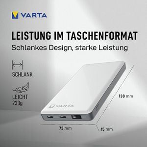 Produktbild für Powerbank Varta Energy 10000, 57976, 10000mAh