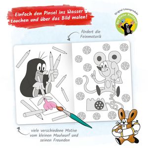 Produktbild für Malbuch Trötsch Zaubermalbuch Der kleine Maulwurf