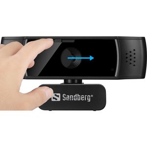 Produktbild für Webcam Sandberg Autofocus DualMic, 134-38, schwarz
